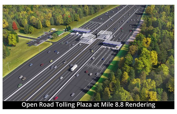 Rivian Driver+ Highway Assist and Toll Gantries